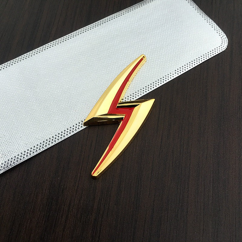 Rear tail sticker, engine hood sticker, creative metal sticker, lightning sticker - V.I.P Digital Presence