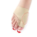 2Pcs=1Pair Toe Separator Hallux Valgus Bunion Corrector Orthotics Feet Bone Thumb Adjuster Correction Pedicure Sock Straightener - V.I.P Digital Presence