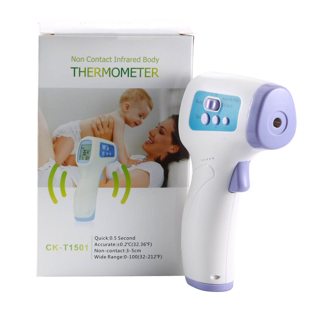 Infrared Forehead Body Thermometer Gun Non-contact LCD displayTemperature Measurement Device Standing Thermometer Adult Kids - V.I.P Digital Presence
