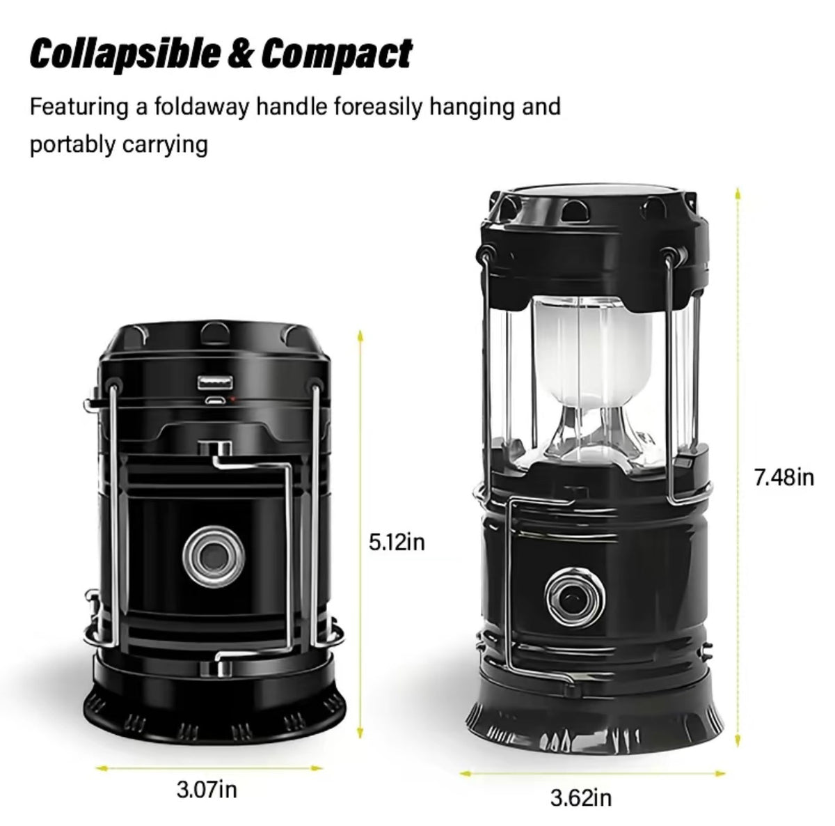 SolarLite Foldable LED Lantern