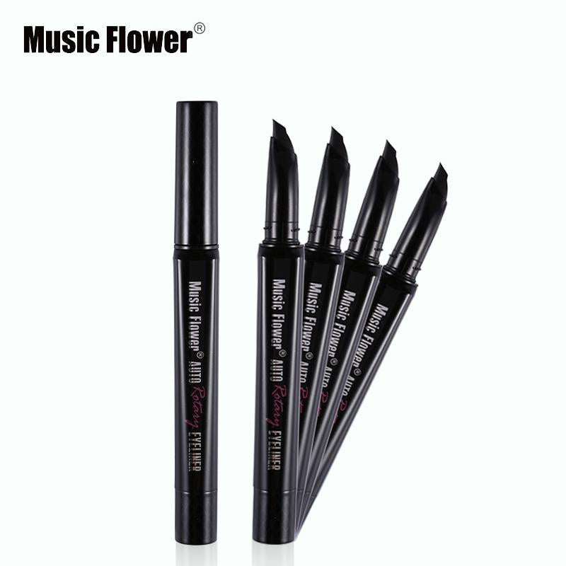 Music Flower Pro Auto Rotating Liquid Eyeliner Waterproof Eye Makeup Lash Hugging Gel Eye Liner Mark Pen Smudge-proof Cosmetics - V.I.P Digital Presence