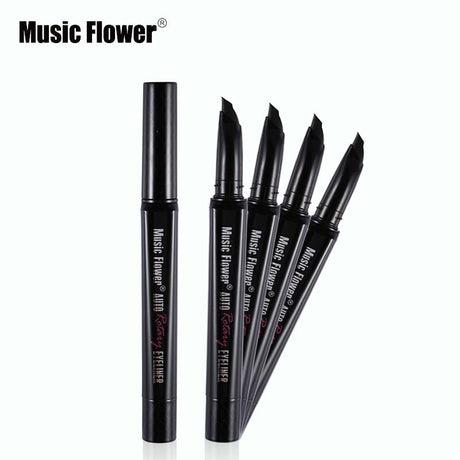 Music Flower Pro Auto Rotating Liquid Eyeliner Waterproof Eye Makeup Lash Hugging Gel Eye Liner Mark Pen Smudge-proof Cosmetics - V.I.P Digital Presence
