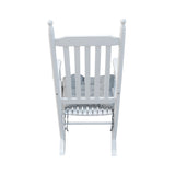 wooden porch rocker chair WHITE