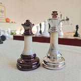 Chess pieces wooden chessboard pieces wooden chess pieces backboard chess pieces - V.I.P Digital Presence