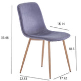 Dining Chair 4PCS（BLACK）Modern style New technology Suitable for restaurants cafes taverns offices