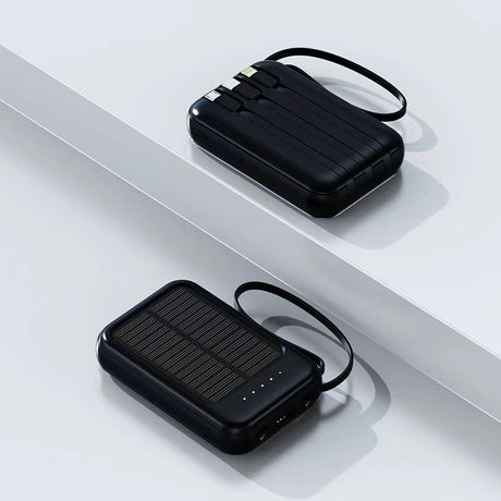 Mini solar power bank comes with a 20000mAh outdoor camping portable large capacity mobile power supply - V.I.P Digital Presence