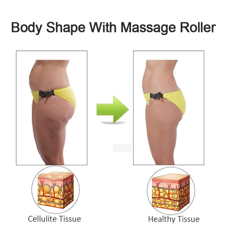 MMuscle Roller Massage Roller Stick with Point Spiky Ball Back Roller - V.I.P Digital Presence