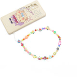 New Soft Ceramic Color Mix And Match Fruit Smiley Beaded Letters To Prevent Mobile Phone Chain Necklace - V.I.P Digital Presence