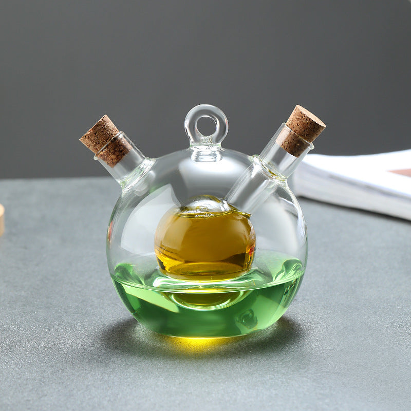 Kitchen Storage Sealed Bottles, Double-layer 2-in-1 Glass Bottles, Oil, Vinegar, Sauce, Seasoning Bottles, Kitchen Tools - V.I.P Digital Presence