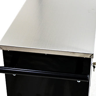 5 DRAWERS MULTIFUNCTIONAL TOOL CART WITH WHEELS-BLACK+BLUE - V.I.P Digital Presence