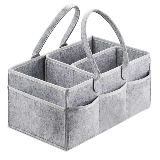 Baby Diaper Caddy Organizer Portable Holder Bag for Changing Table and Car, Nursery Essentials Storage bins 38*23*18cm - V.I.P Digital Presence