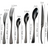 Portugal Titanium Black Stainless Steel Western Cutlery Set for Hotel and Restaurant Knife Fork Spoon Suite Factory Wholesale - V.I.P Digital Presence