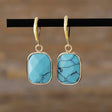 Copper Natural Stone Dangle Earrings - V.I.P Digital Presence