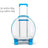 Rolling Pet Travel Trolley with Wheel, Transparent Capsule, Pink, Green, Puppies, Dogs, Cat Carriers Bag, 5-20Kg - V.I.P Digital Presence