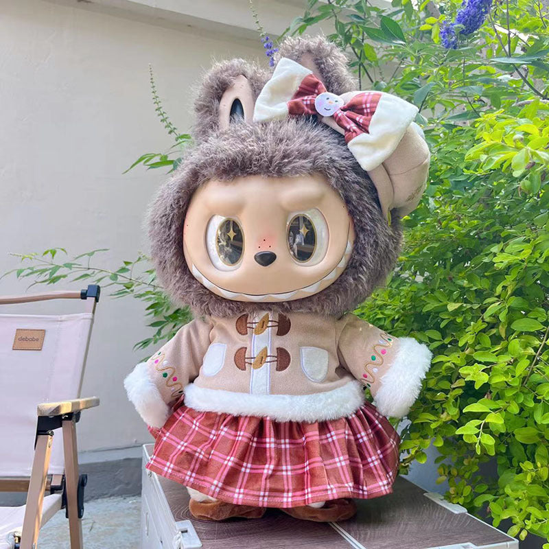 Clothing with 58cm LABUBU Design ZIMOMO Doll Clothes Rubber LABUBU