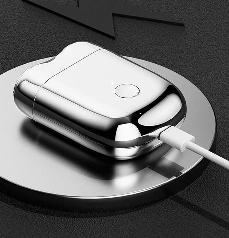 Mini electric shaver with magnetic suction dual blade heads 2-speed USB charging mini portable men's electric shaver - V.I.P Digital Presence