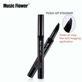 Music Flower Pro Auto Rotating Liquid Eyeliner Waterproof Eye Makeup Lash Hugging Gel Eye Liner Mark Pen Smudge-proof Cosmetics - V.I.P Digital Presence
