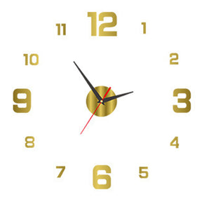 DIY Frameless Creative Wall Clock Wall Decal: A Silent and Stylish Addition for Home Decor, Ideal for Living Rooms and Offices - V.I.P Digital Presence