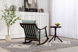 woven fabric Mid Century Modern Accent Chairs Comfy Upholstered Glider Arm Chair with Solid Wood for Living Room Bedroom Balcony - V.I.P Digital Presence