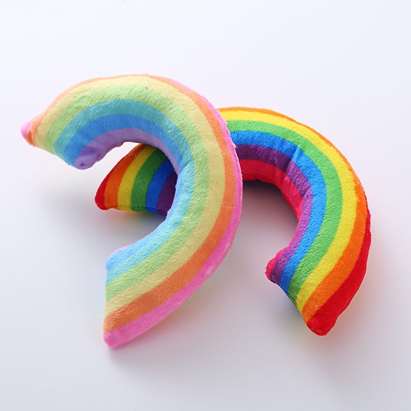 Pet Supplies Cat Toy Rainbow Bridge Pillow with Catnip and Cat Mint - V.I.P Digital Presence