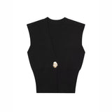 Elegant Casual Commuting Vest V-neck Tank Top for Women withDesign Sense - V.I.P Digital Presence