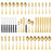 Stainless Steel Cutlery 48 Pcs Set Western Steak Knife Dinner Knife Main Dish Spoon Fork Dessert Spoon Set - V.I.P Digital Presence