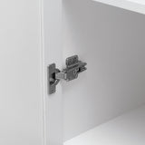 Storage Cabinet with Two Doors for Bathroom, Office, Adjustable Shelf, MDF Board, White - V.I.P Digital Presence
