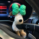 Car small ornaments cute head dog plush doll sentimental car interior decoration supplies - V.I.P Digital Presence