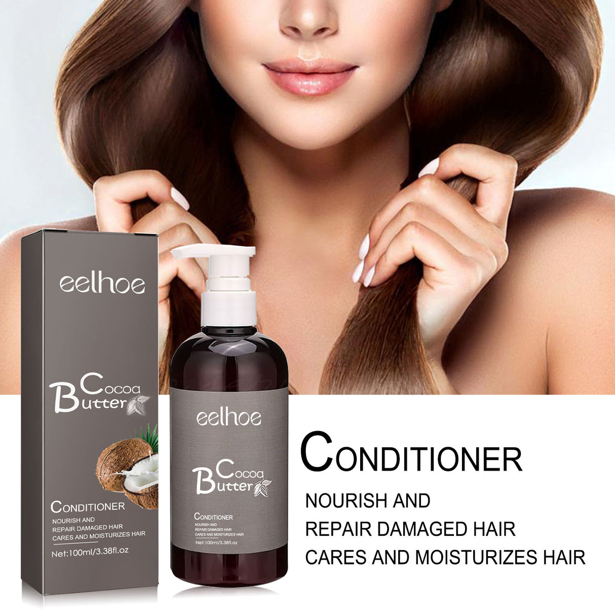 Smooth Shampoo Cocoa Butter Shampoo Conditioner Clean Smooth Hair Moisturizing Hair Treatment - V.I.P Digital Presence