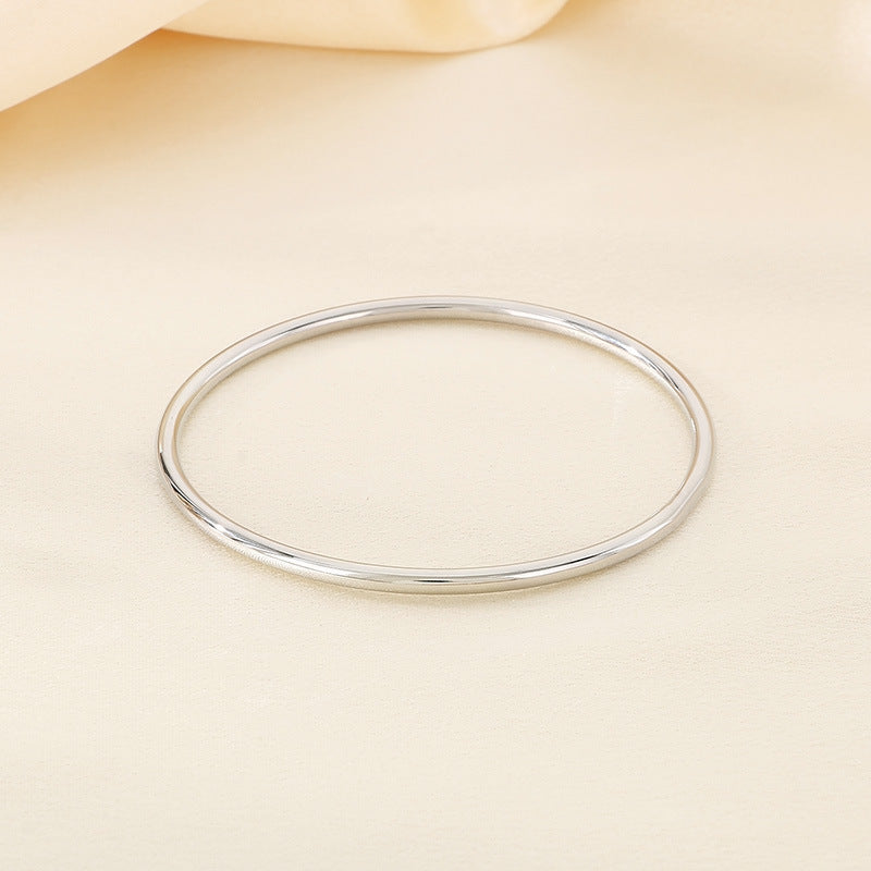 3mm smooth plain circular ring bracelet with multiple layers for wearing wristbands and accessories - V.I.P Digital Presence