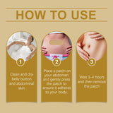Parche para el cuidado corporal, reafirma la piel, nutre la línea Light Show Natural Care Patch