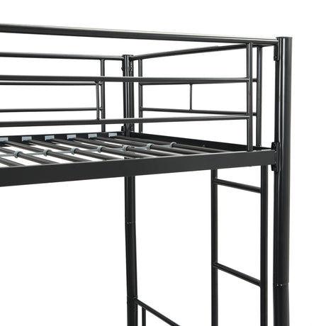 METAL Bunk Bed with trundle Black - V.I.P Digital Presence
