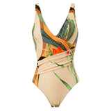 European and American conjoined vacation beach hot spring swimsuit French retro conjoined bikini - V.I.P Digital Presence