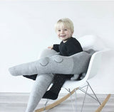 Soft Crocodile Plush Pillow - Bed Rails Crib Bumper Animal Shape Nursery Cradle Decor, Best Gift For Baby Toddler and Children - V.I.P Digital Presence