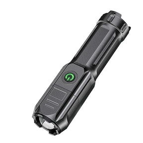 New Telescopic Zoom Glare Flashlight USB Charging Compact Portable Spotlight Long-Range Floodlight Outdoor Lighting - V.I.P Digital Presence