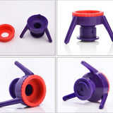 Inverted bottle cap, large, medium, small, and sub size, multifunctional three legged stand, shower gel, shampoo, leak proof bot - V.I.P Digital Presence