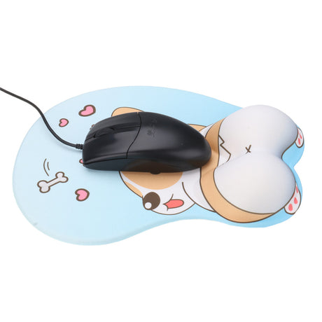 Lovely Corgi Non Slip Silica Gel Wrist Rest Mouse Pad Wrist Support Computer Ergonomic Mouse Mat Comfortable - V.I.P Digital Presence