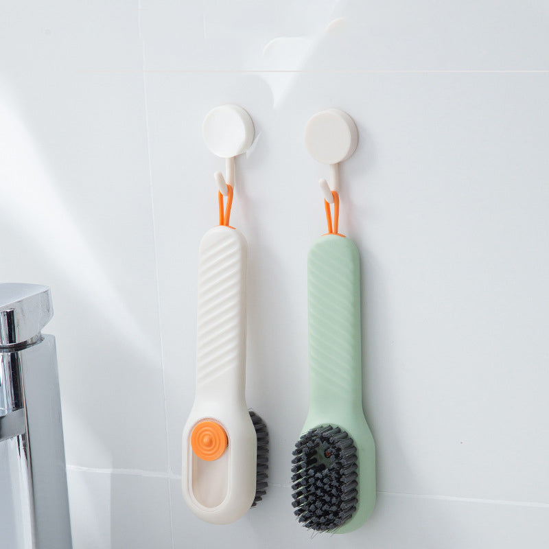 Multi Functional Shoe Brush Press Type Automatic Liquid Detergent Brush - V.I.P Digital Presence