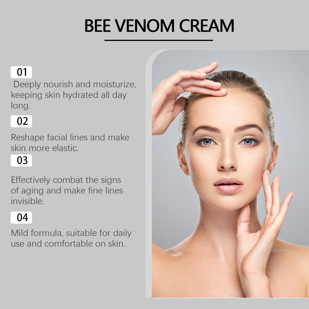 Bee-Venom Anti-Wrinkle Firming Face Cream Moisturizes, Hydrates, Lightens, Brightens And Lifts Fine Lines - V.I.P Digital Presence