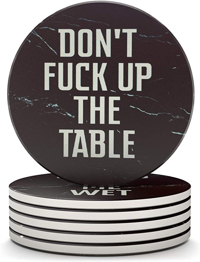 Hot selling circular ceramic meal mat, coaster printed with DIY pattern, heat insulation pad, anti slip pad - V.I.P Digital Presence