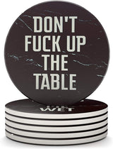 Hot selling circular ceramic meal mat, coaster printed with DIY pattern, heat insulation pad, anti slip pad - V.I.P Digital Presence