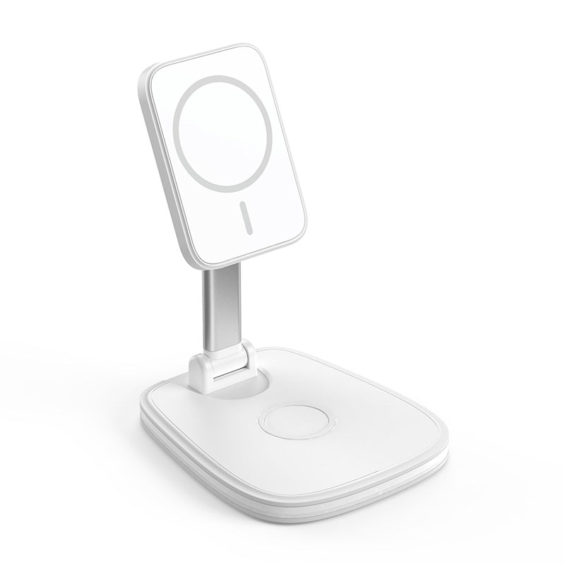 Multi functional wireless charging desktop magnetic bracket suitable for folding wireless chargers for Apple and Huawei phones - V.I.P Digital Presence