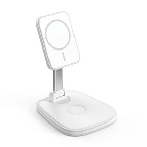 Multi functional wireless charging desktop magnetic bracket suitable for folding wireless chargers for Apple and Huawei phones - V.I.P Digital Presence