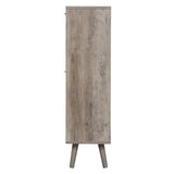 4 Door Shoe Rack, Freestanding Modern Shoe Storage Cabinet, for Entryway - V.I.P Digital Presence
