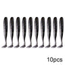 QXO 10 piezas/lote de señuelos blandos de silicona, 7 cm, 2 g, artículos para pesca en el mar, PVA Swimbait Wobblers, aparejos artificiales 