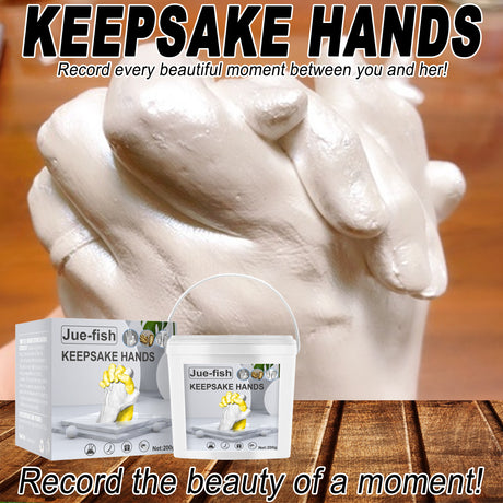 Jue-Fish 3D Hand Makrolon Powder Couple Anniversary Souvenir DIY Mother's Day Children's Day Gift - V.I.P Digital Presence