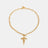 18K Gold-Plated Stainless Steel Cross Necklace - V.I.P Digital Presence