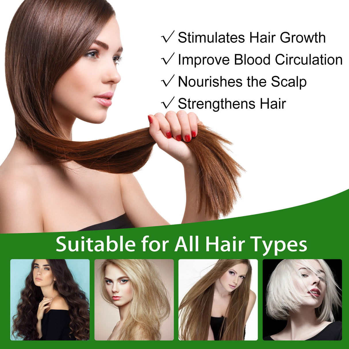 Rosemary Hair Essential Oil Gentle Scalp Care Soft Shine Natural Fluffy Hair Essential Oil - V.I.P Digital Presence