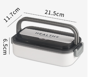 Microwave-heatable 316 stainless steel sealed single-layer compartment insulation lunch box lunch box bento box - V.I.P Digital Presence