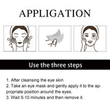 Parche de gel de aloe vera para ojos: reduce las líneas finas y las ojeras, reafirma los ojos y es antiarrugas e hidratante.